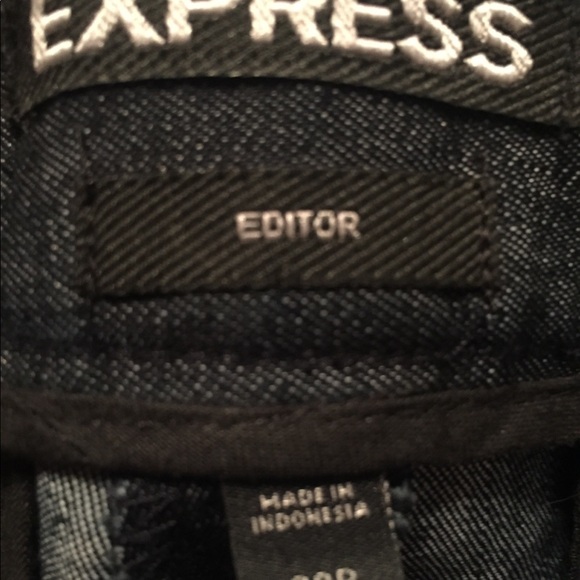 Express Women’s Trouser Jeans Size 00 R dark wash - Picture 3 of 9